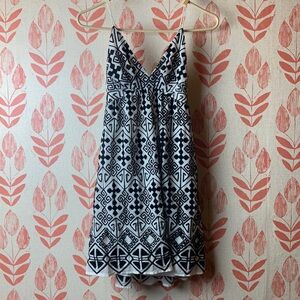 Re Named Dress, size Medium, Blac and White halter